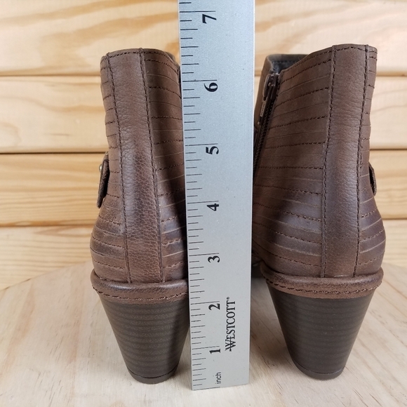 Rockport Cobb Hill Collection 5.5 US Rashel Boots Ankle Booties Nubuck Leather - Picture 8 of 11